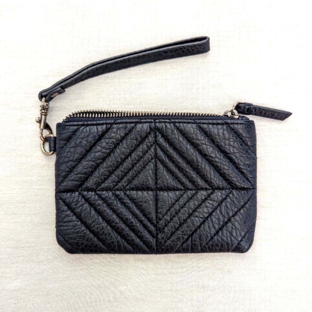 Maurices dark blue wristlet wallet